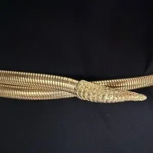 Accessories | Serpent Omega Chain Snake Belt Vintage Gold  display picture 3